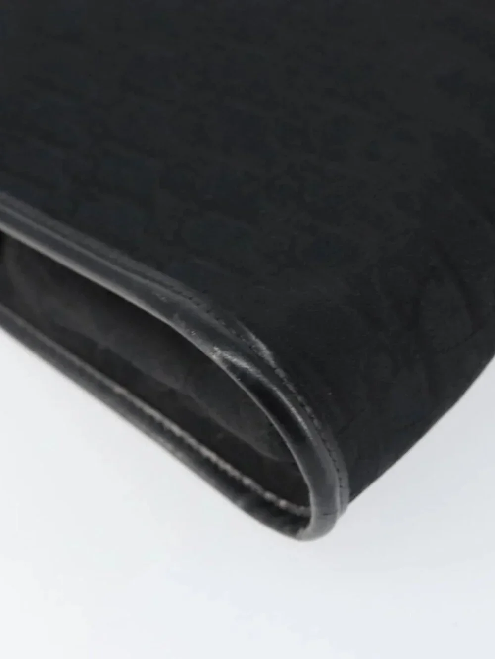 Christian Dior Trotter Canvas Shoulder Bag Black Gold - Picture 8 of 16